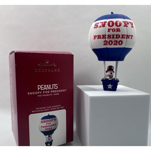 Hallmark Other - Hallmark Snoopy Keepsake (Peanuts): "Snoopy For President" 2020 Ornament w/ Box